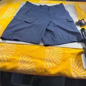 Under Armour Match Play Golf Shorts Mens 32 Blue loose fit